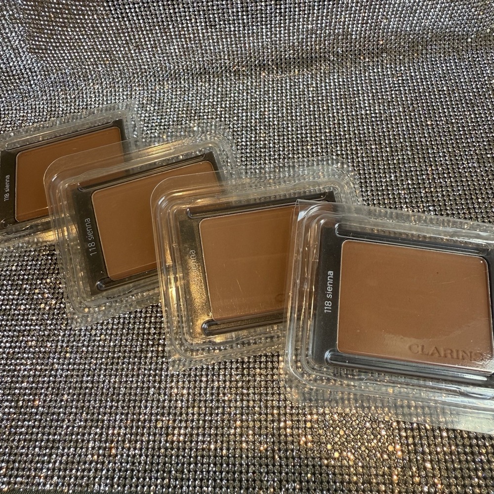 Clarins Compact Powder Refill – LOT OF 4 Shade 118 Sienna | Tester - Picture 2 of 5